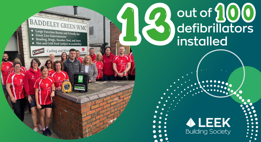 Portable life-saving equipment supports local running club